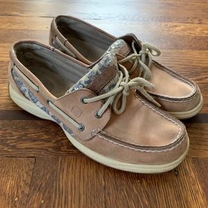 Sperry - Top Slider Boat Shoes - Sequin Leopard